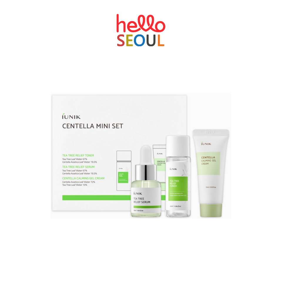 IUNIK Centella Mini Set (Toner/Serum/Gel Cream)