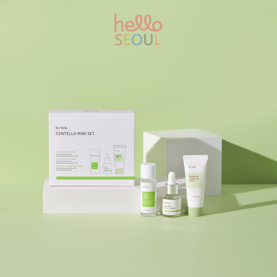 IUNIK Centella Mini Set (Toner/Serum/Gel Cream)
