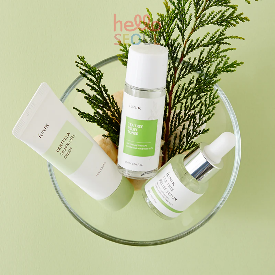 IUNIK Centella Mini Set (Toner/Serum/Gel Cream)