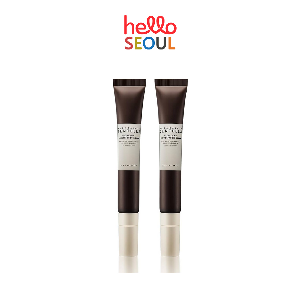 SKIN1004 Madagascar Centella Probio-Cica Bakuchiol Eye Cream Twin Pack (20ml*2)