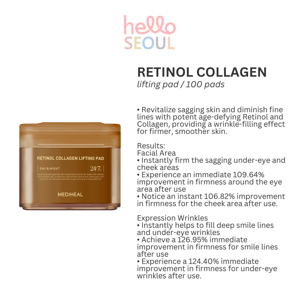 MEDIHEAL Retinol Collagen Lifting Pad (100ea)