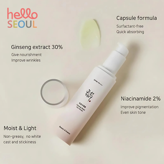 Beauty of Joseon Ginseng Moist Sun Serum SPF50+ PA++++