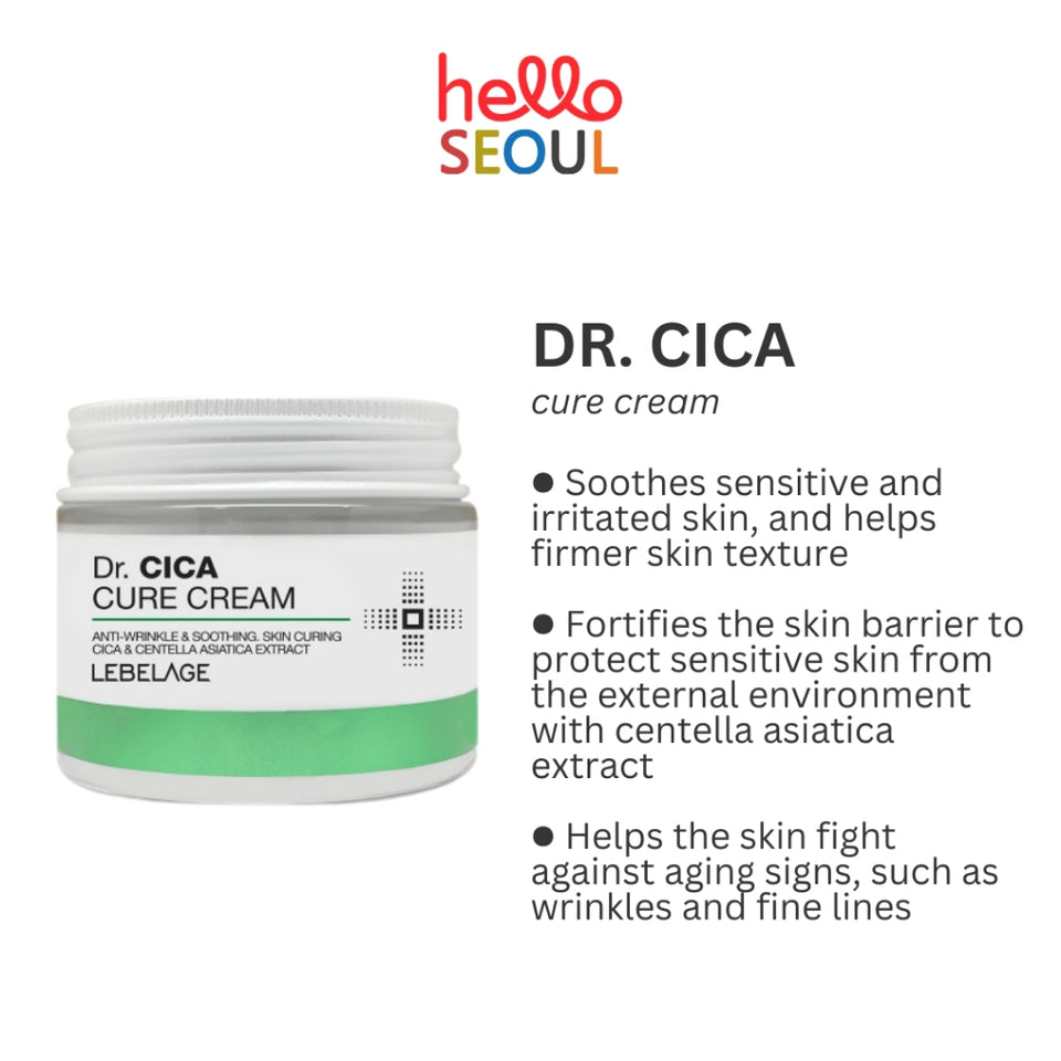 LEBELAGE Dr. Cica/Vitamin C/Collagen 70ml (3 Options)
