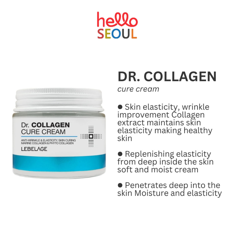 LEBELAGE Dr. Cica/Vitamin C/Collagen 70ml (3 Options)