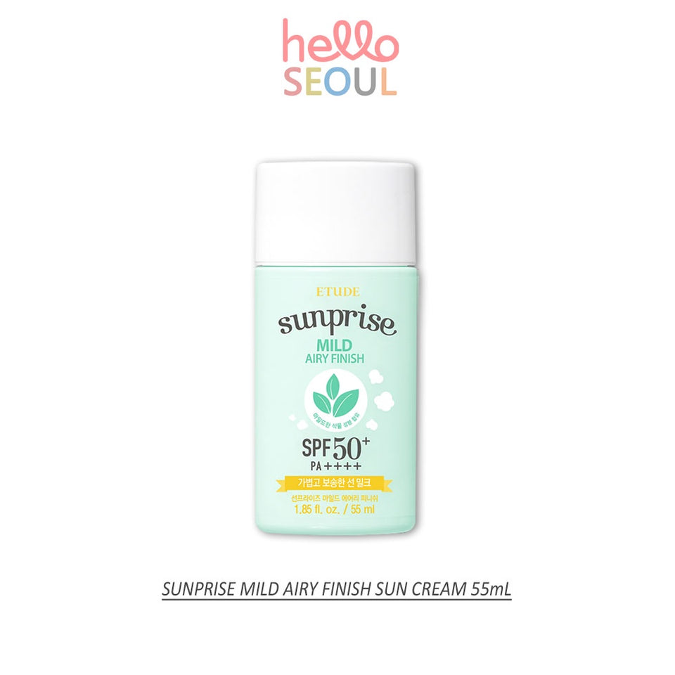 Etude Sunprise Mild Watery Light/Mild Airy Finish SPF50+/PA++++ (2 Options)