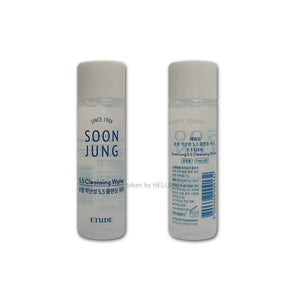 Etude_House Soon Jung pH5.5 Relief Toner/5.5 Cleansing Water/10-Free Moist Emulsion mini Sample