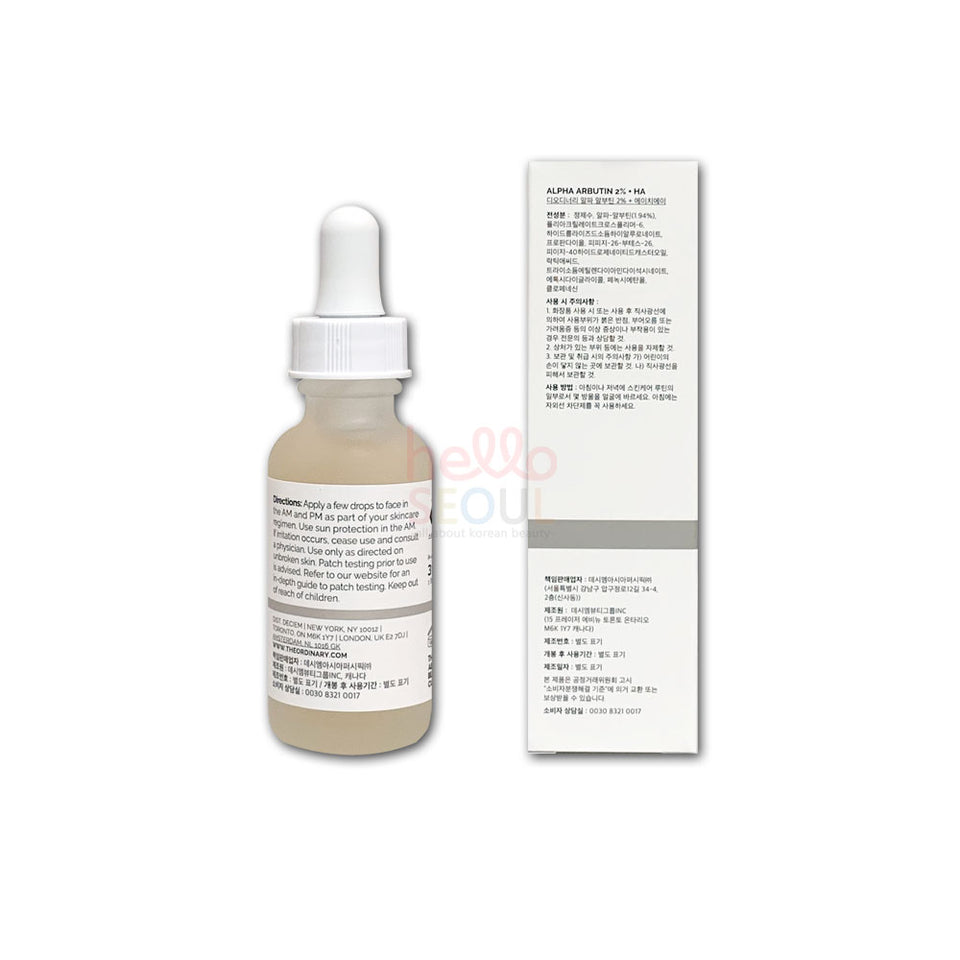The Ordinary Alpha Arbutin 2% + HA 30mL