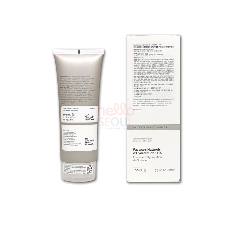 The Ordinary Natural Moisturizing Factors + HA 100mL