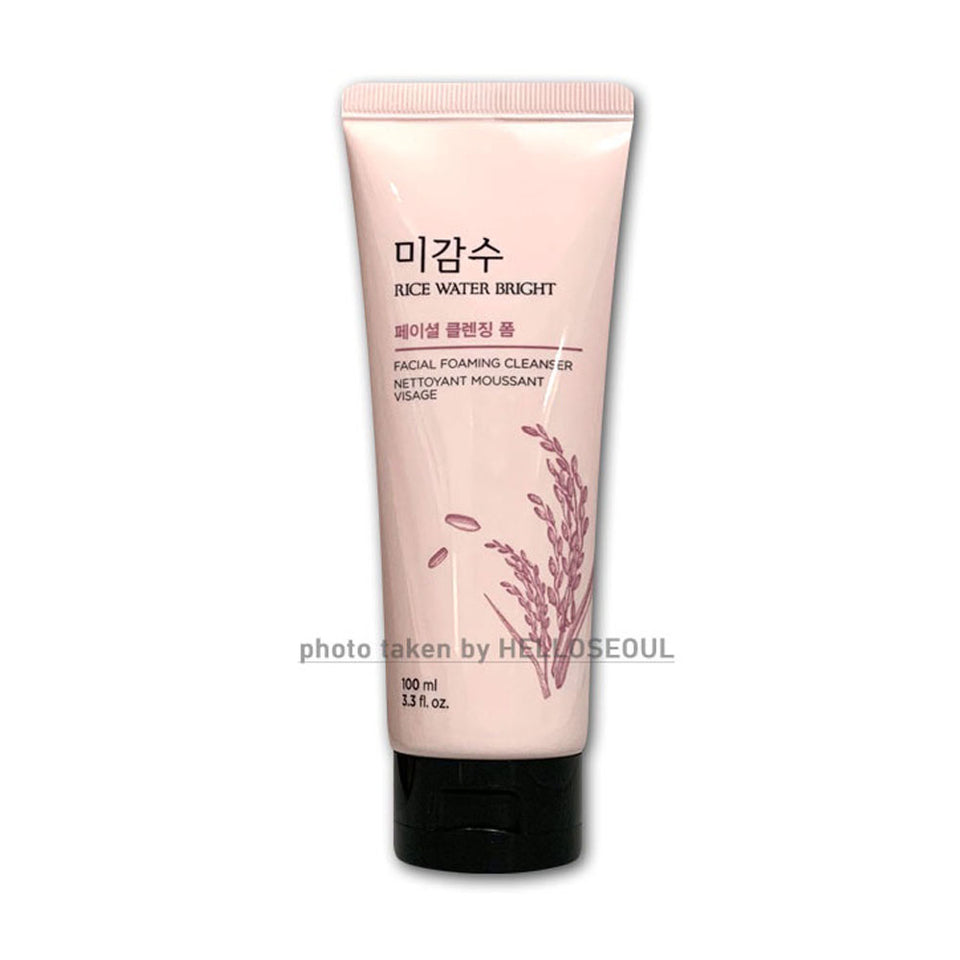 The Face Shop Rice Water Bright Foaming Cleanser 100ml/150ml/300ml