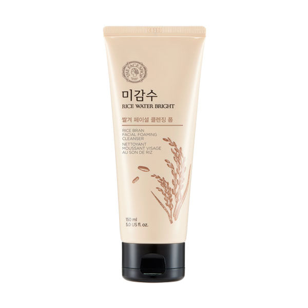 The Face Shop Rice Water Bright Rice Bran Foaming Cleanser 150ml