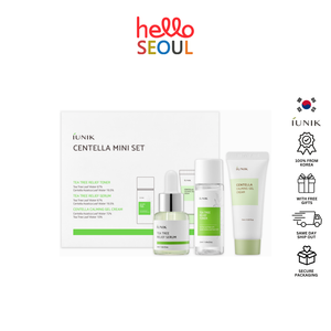 IUNIK Centella Mini Set (Toner/Serum/Gel Cream)
