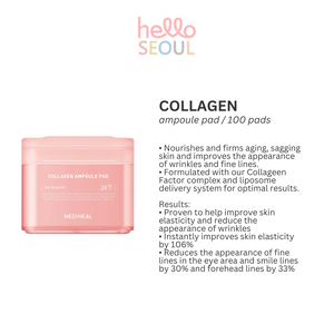 MEDIHEAL Collagen Ampoule Pad (100ea)