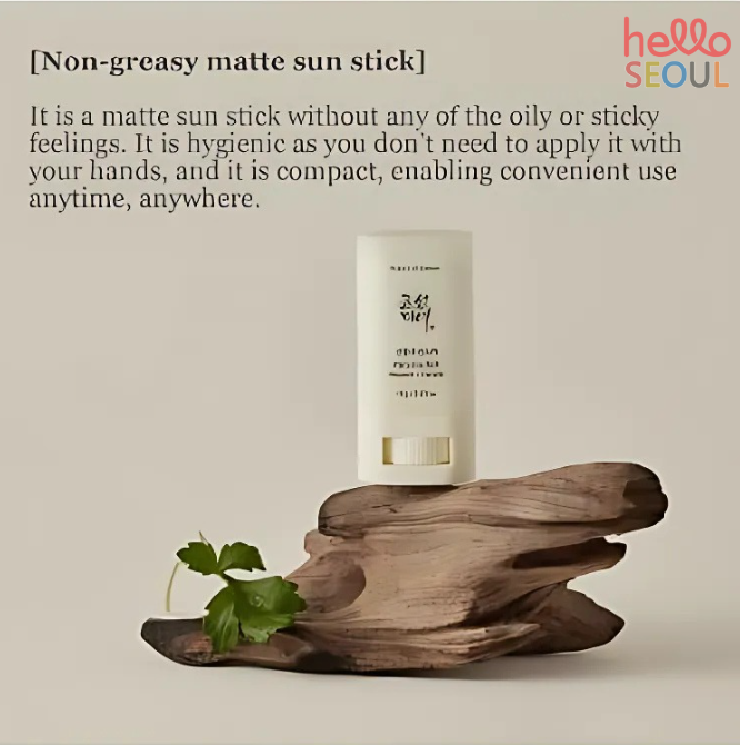 Beauty of Joseon Matte Sun Stick: Mugwort + Camellia SPF50+ PA++++
