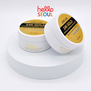 LEBELAGE Dr. 24k Gold Hydrogel & 24k Gold Ampoule Hydrogel Eye Patch 60 sheet/90g (2 Options)