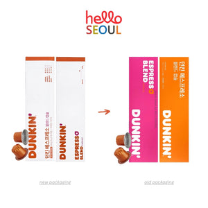 DUNKIN Capsule Coffee Espresso 5g x 20EA  [Nespresso Compatible]