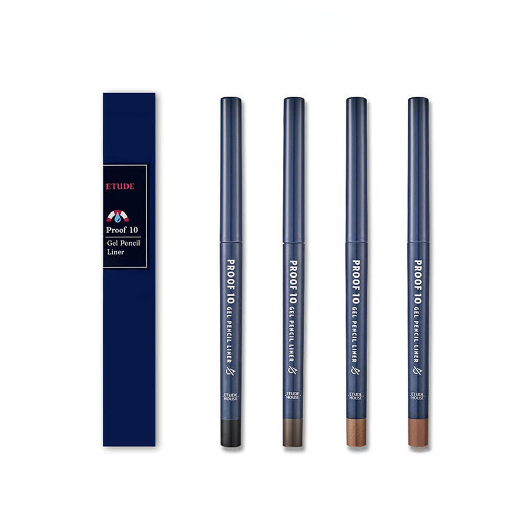 Etude Proof 10 Gel Pencil Liner - 4 Colors