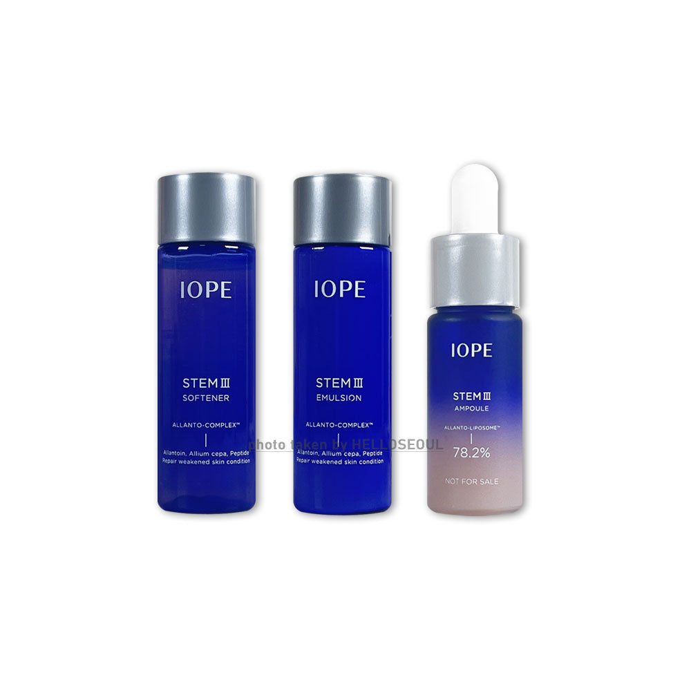 IOPE Stem III Softener Ampoule Emulsion [Best Korean skincare Anti aging I Wrinkle Care]