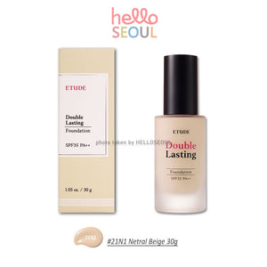 Etude House Double Lasting Foundation SPF35/PA++ 30g (7 Colors Available)