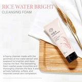 The Face Shop Rice Water Bright Foaming Cleanser 100ml/150ml/300ml