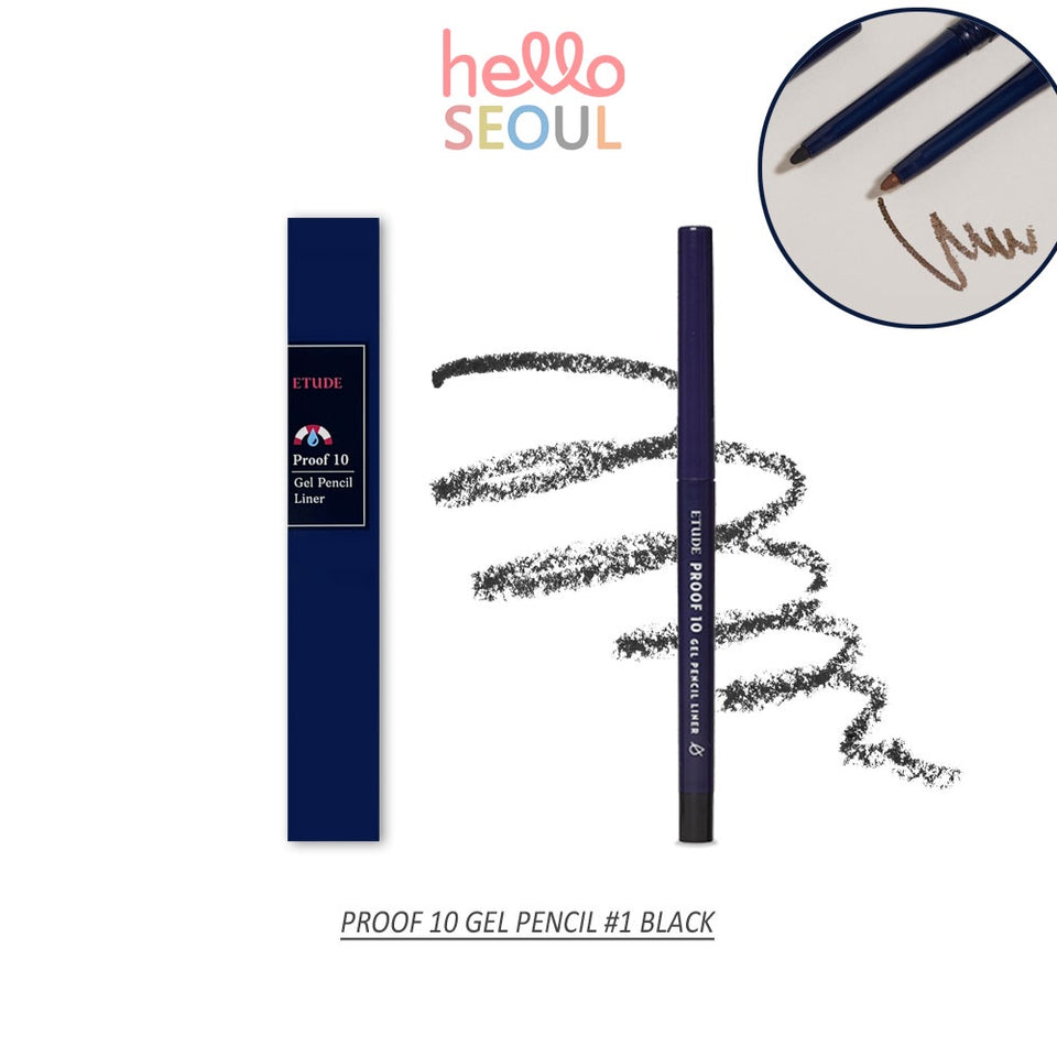 Etude Proof 10 Gel Pencil Liner - 4 Colors