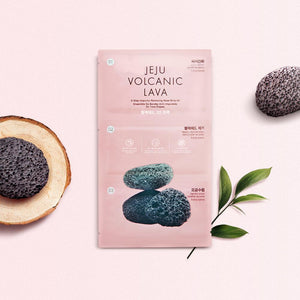 The Face Shop Jeju Volcanic Lava 3-Step Impurity Removing Nose Strip Kit