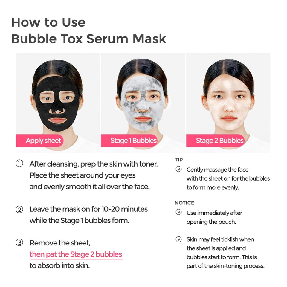 Mediheal Bubble Tox Serum Mask