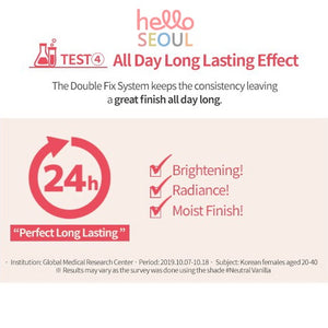 Etude House Double Lasting Cushion Glow SPF50+ PA+++ 15g