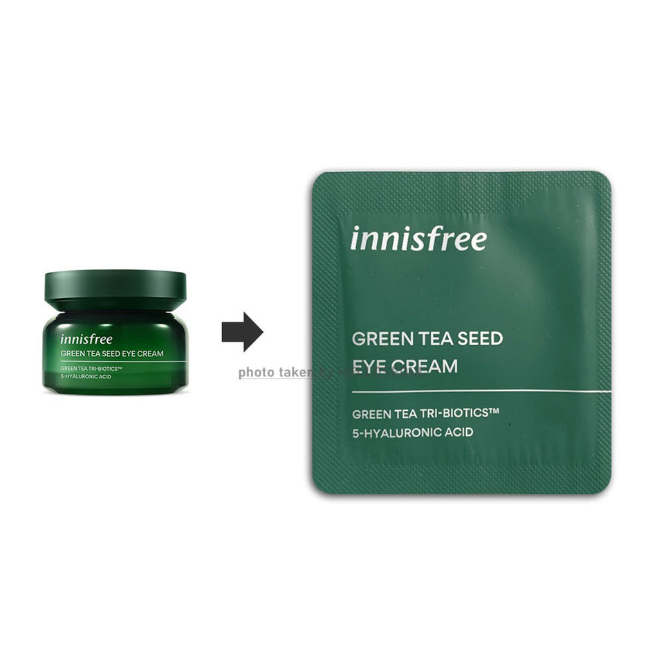 Innisfree Green Tea Seed Eye Cream 1ml Sample [2022 Upgraded Packaging]