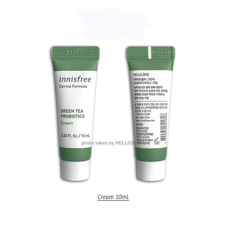 Innisfree Derma Formula Green Tea Probiotics Cream 10mL Sample