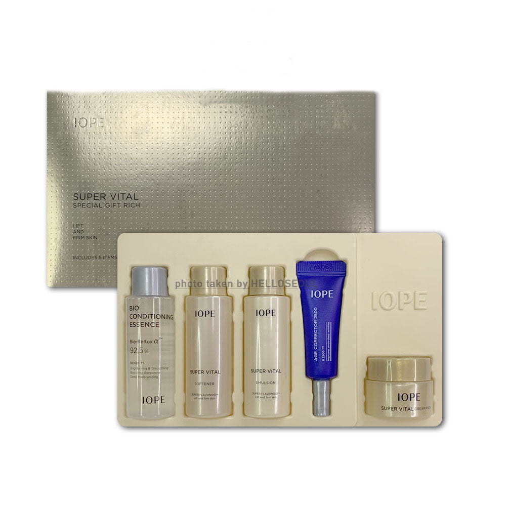IOPE Super Vital Special Gift Rich Set (5items)