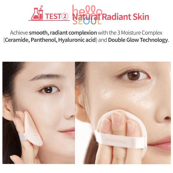 Etude House Double Lasting Cushion Glow SPF50+ PA+++ 15g