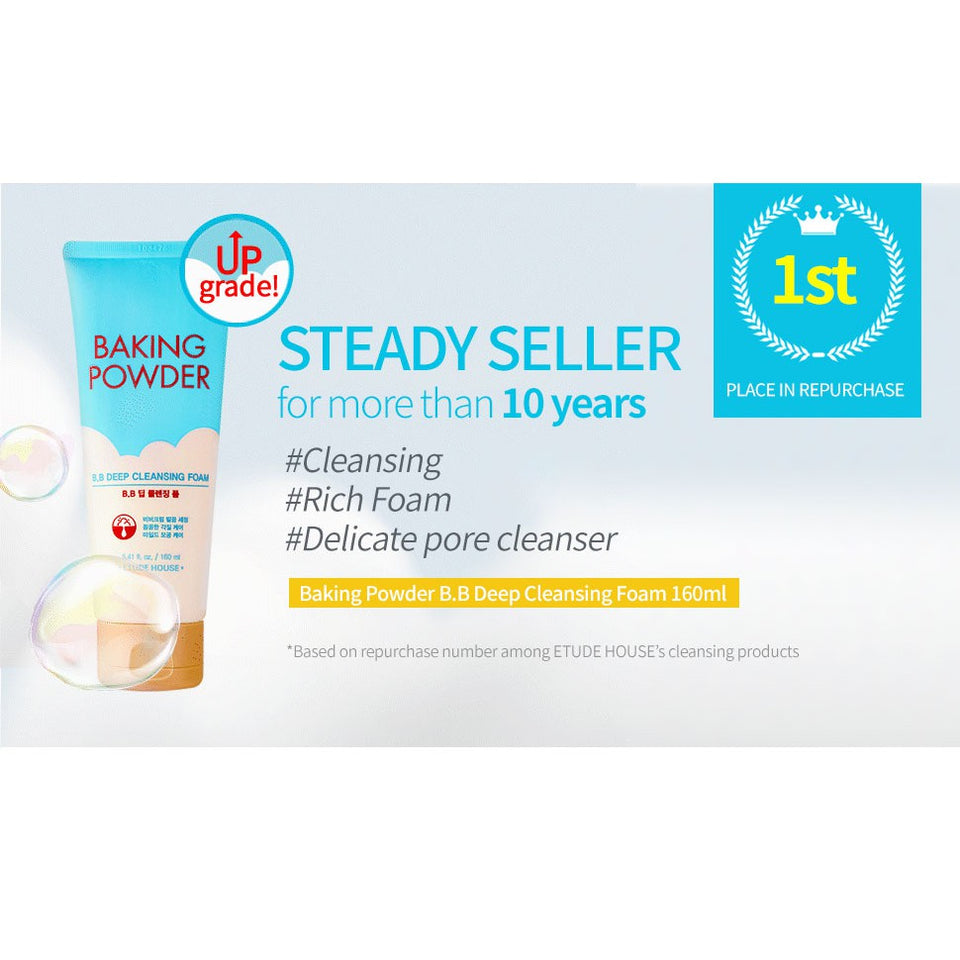 Etude House Baking Powder BB Deep Cleansing Foam 160mL