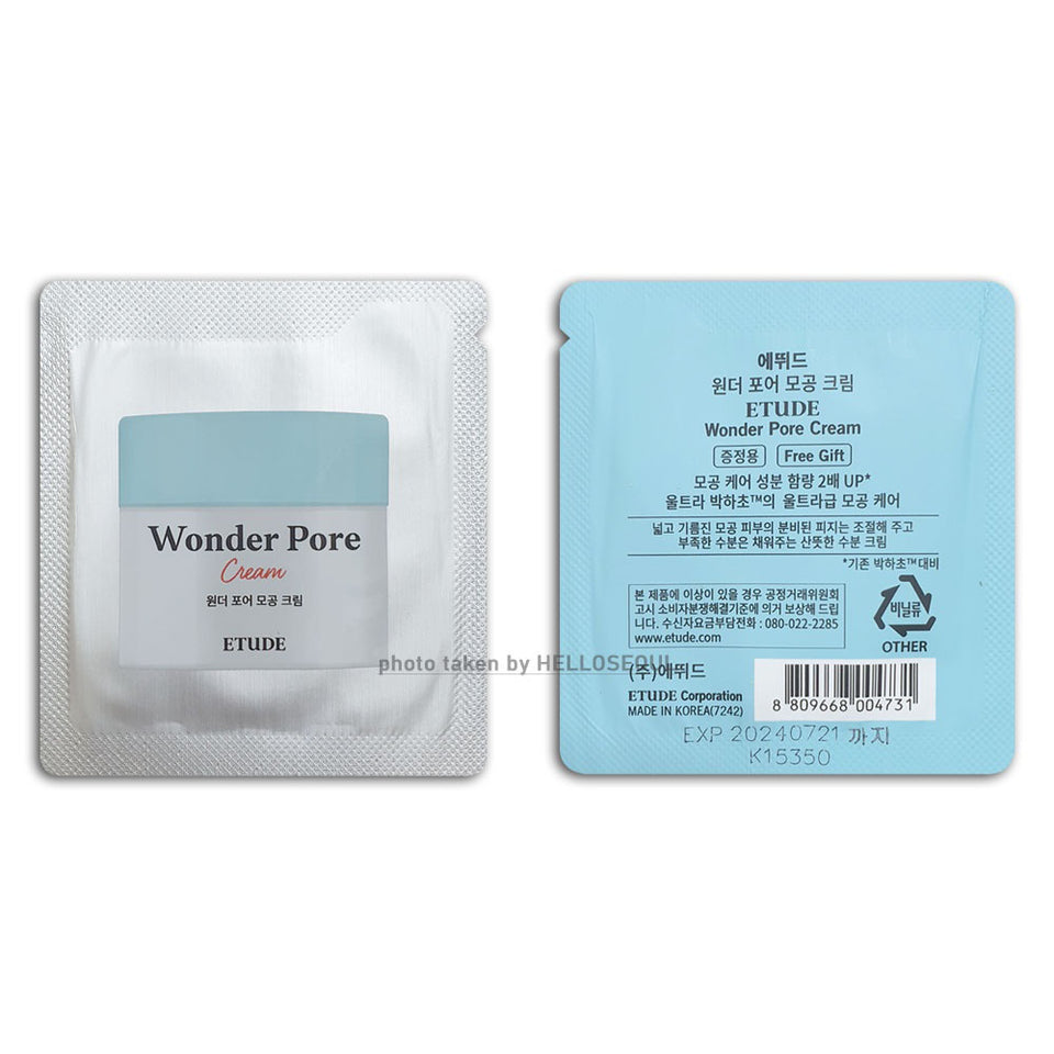 Etude House Wonder Pore Cream 1ml/10ml Sample